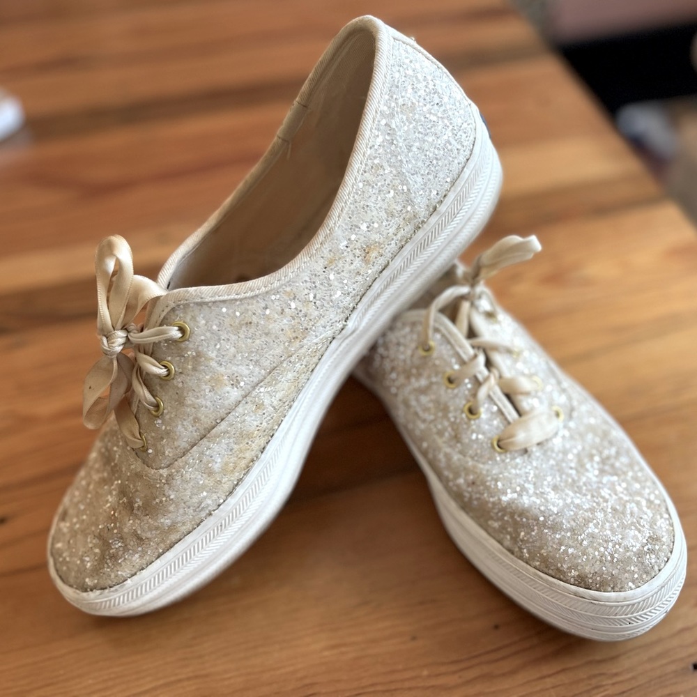 kate spade glittered keds!